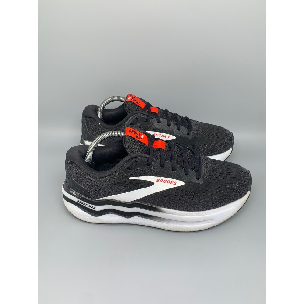 Brooks Ghost Max 2 Black Running Shoes 1104311D027 Men's Sz 9